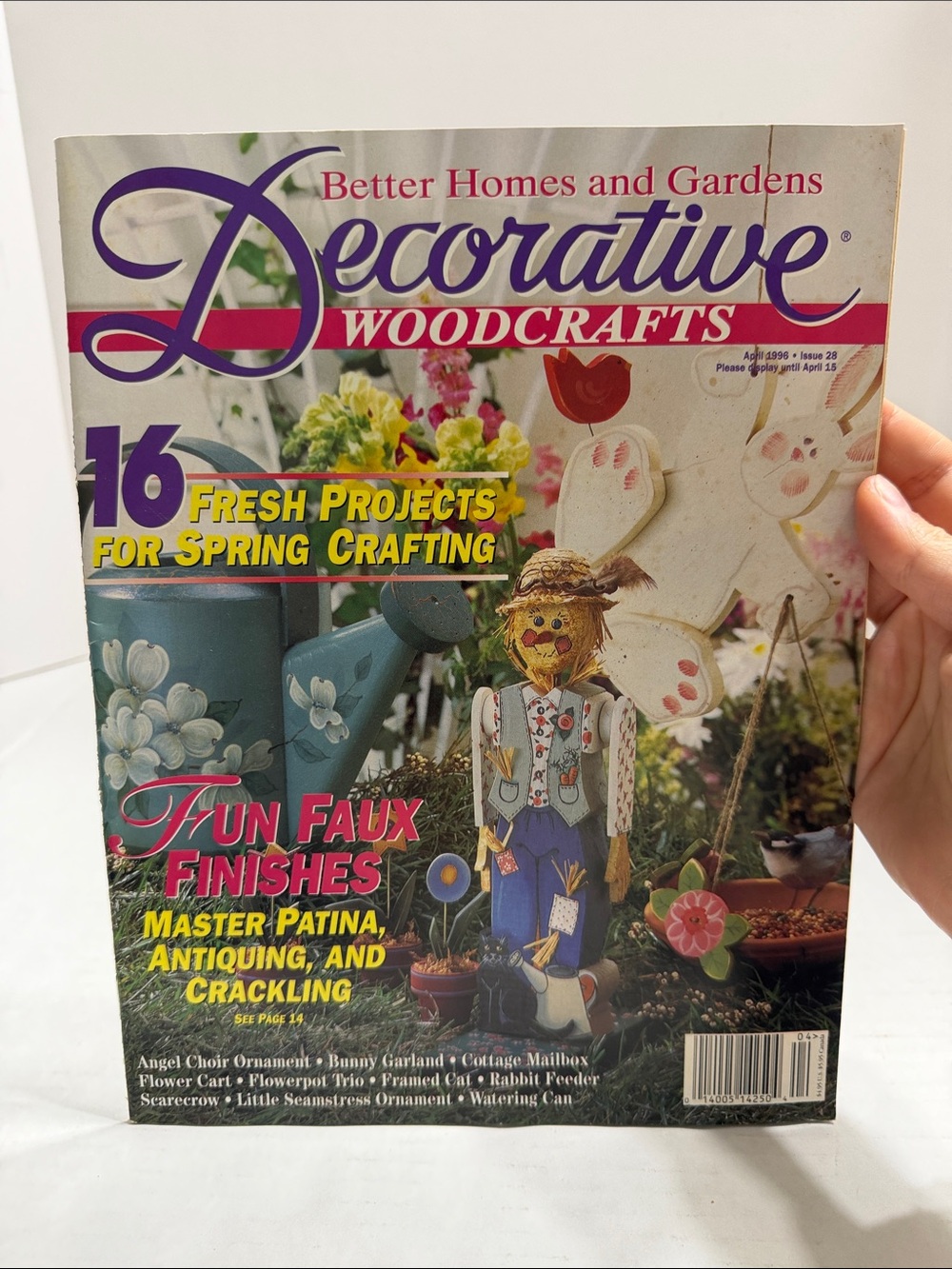 Better Homes and Gardens Vintage 1996 Magazine - Colorful Spring Cover